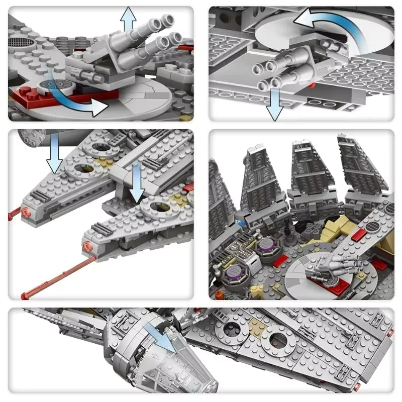 Klocki Gwiezdne Wojny STAR WARS 75105 Millennium Falcon